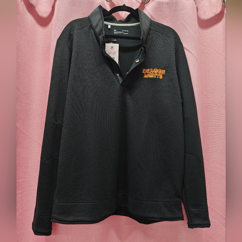 Under Armour NWT Dragon Lights Black Pullover Sz XL